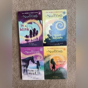 Disney The Never Girls Books Seties 1 books 1-4